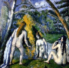 Les trois baigneuses, Paul Cézanne