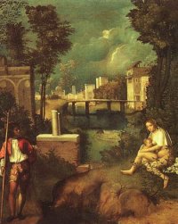 Giorgione, La Tempête