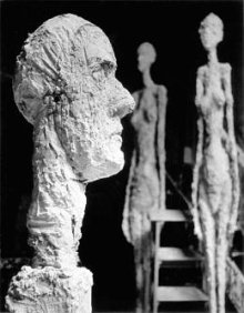 Alberto Giacometti, sculptures, photo Ernst Scheidegger