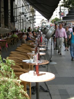 Madrid, circulo de bellas artes, terrasse café