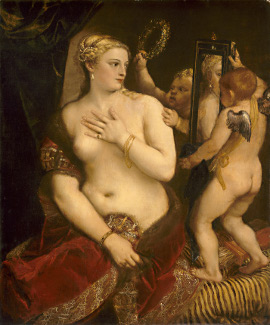 Rivalités à Venise, Titien, Vénus au miroir