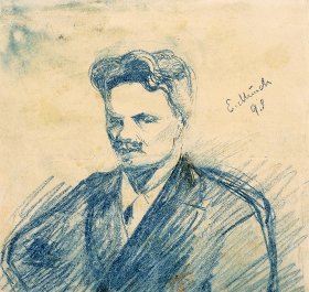 Edvard Munch, portrait d'August Strindberg