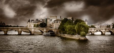 Serge Ramelli, le Pont Neuf et l'orage, Paris