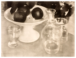 Heinrich KUHN Nature morte : verres et carafe, Musée d'Orsay