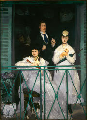 Exposition Manet Inventeur du Moderne, le balcon