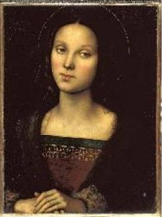 Le Pérugin Sainte Marie Madeleine, Vers 1500-1502, Huile sur bois, 47 x 35 cm, Florence, Galleria Palatina, Palazzo Pitti © Soprintendenza Speciale per il Patrimonio Storico Artistico ed Etnoantropologico e per il Polo Museale della Città di Firenze