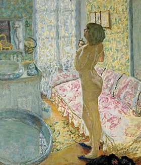 Nu à Contre-jour (1908) Pierre Bonnard, Musées royaux des Beaux-Arts de Belgique