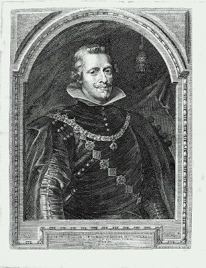 Pierre-Paul Rubens (Siegen, 1577-Anvers, 1640), Portrait de Philippe IV d’Espagne,  1632, gravure à l’eau-forte estampée sur papier vergé, 30 x 25 x 2 cm, Collection Gerstenmaier © Photo : Collection Gerstenmaier