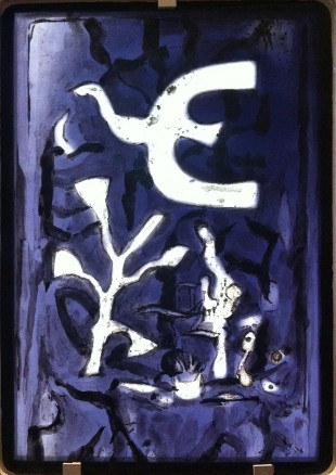 Georges Braque, L’oiseau sur fond violet