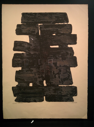 Eau-forte VIII, 1957 Donation Pierre et Colette Soulages