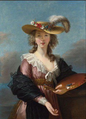 Elisabeth Vigée Le Brun, Autoportrait au chapeau de paille