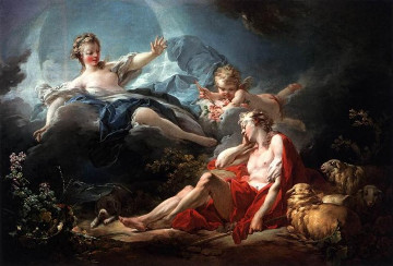 Jean-Honoré Fragonard (1732-1806), Diane et Endymion, vers 1755-56, Huile sur toile - 94,9 x 136,8 cm, Washington, National Gallery of Art, Photo : Washington, National Gallery of Art